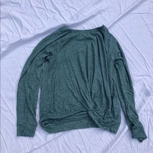 Green Zella workout top